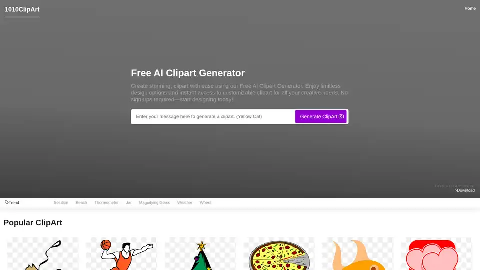 Free AI Clipart Generator