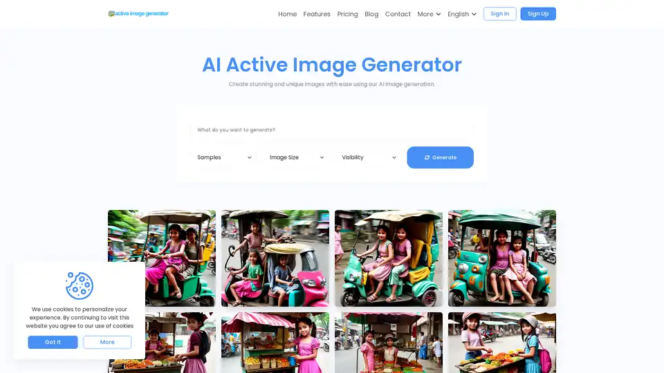 Active Image Generator