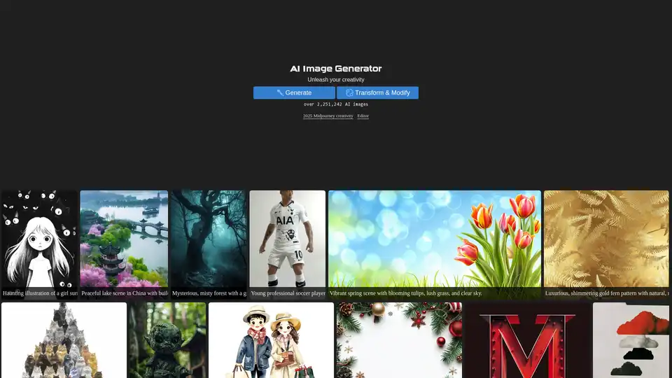 AI Image Generator and Search