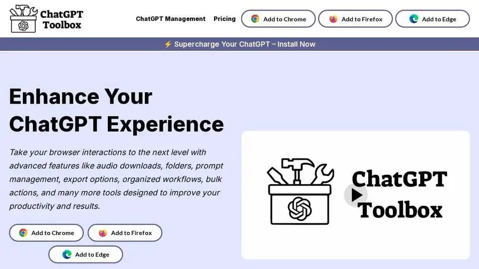 ChatGPT Toolbox