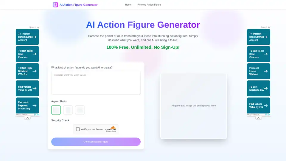 AI Action Figure Generator