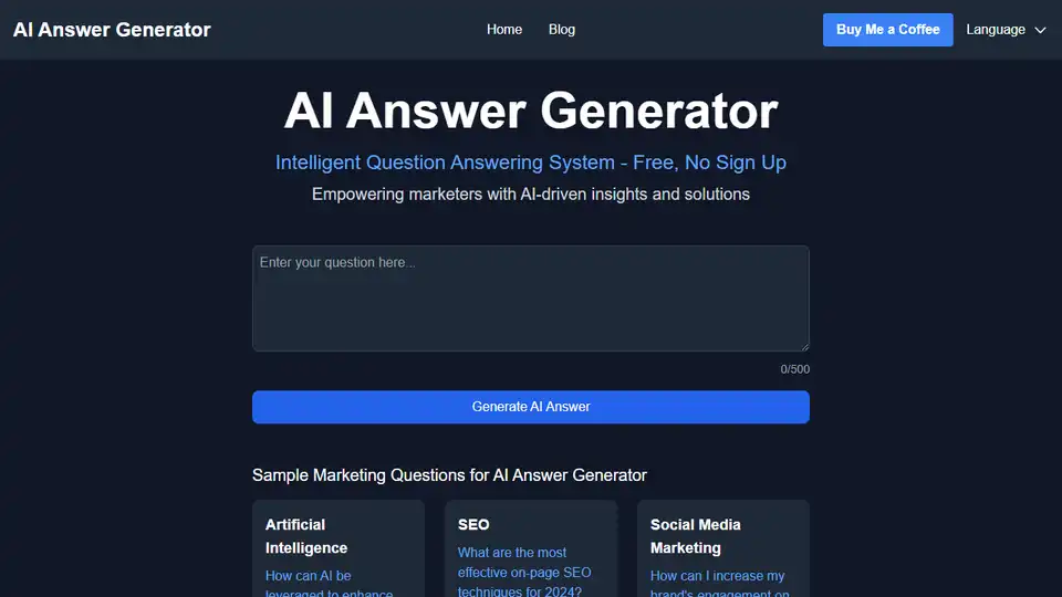 AI Answer Generator