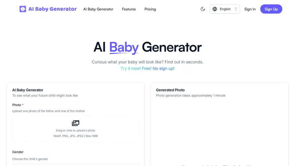 AI Baby Generator