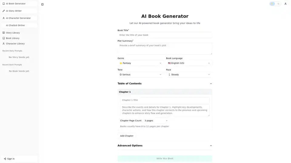 AI Book Generator