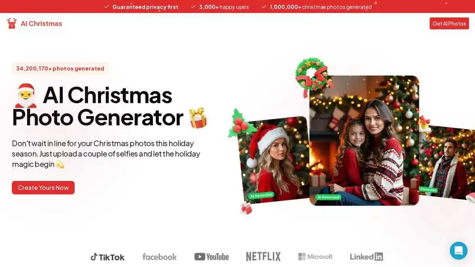 AI Christmas Photo Generator