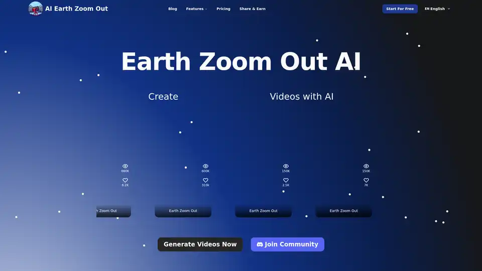 AI Earth Zoom Out