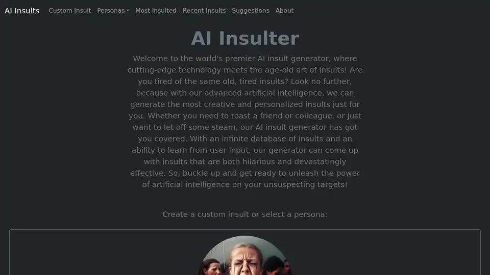 AI Insult Generator