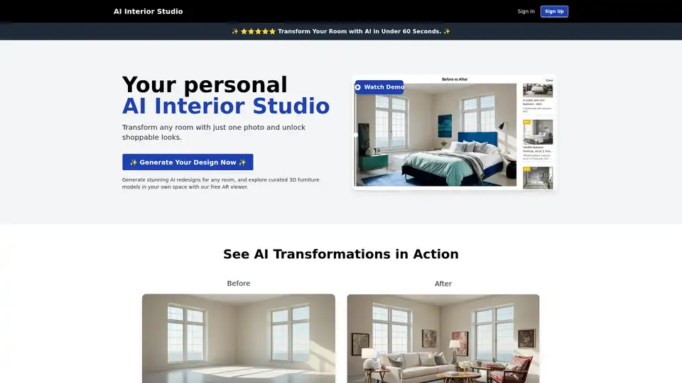 AI Interior Studio