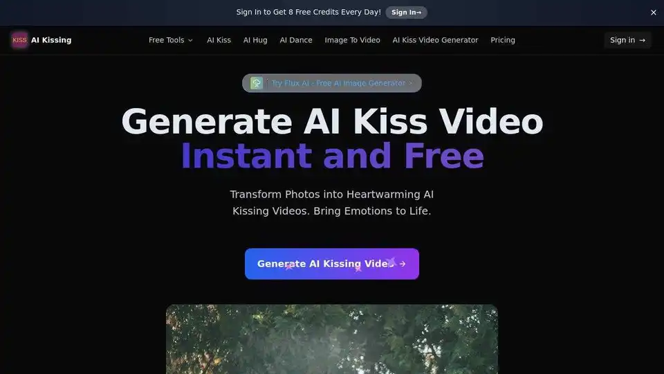 AI Kissing Video Generator