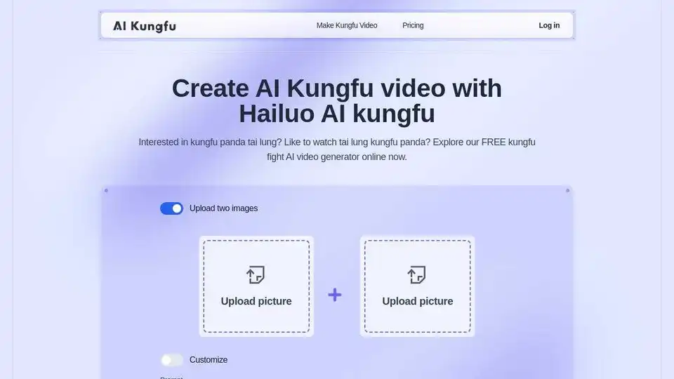AI Kungfu Video Generator