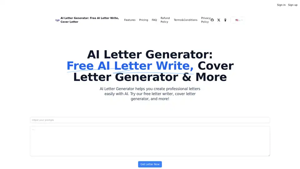 AI Letter Generator