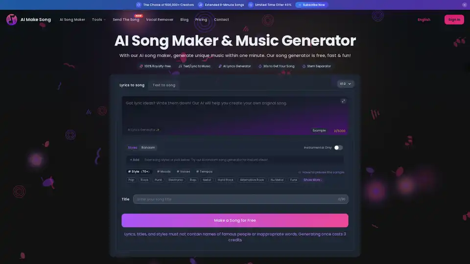 AI Make Song