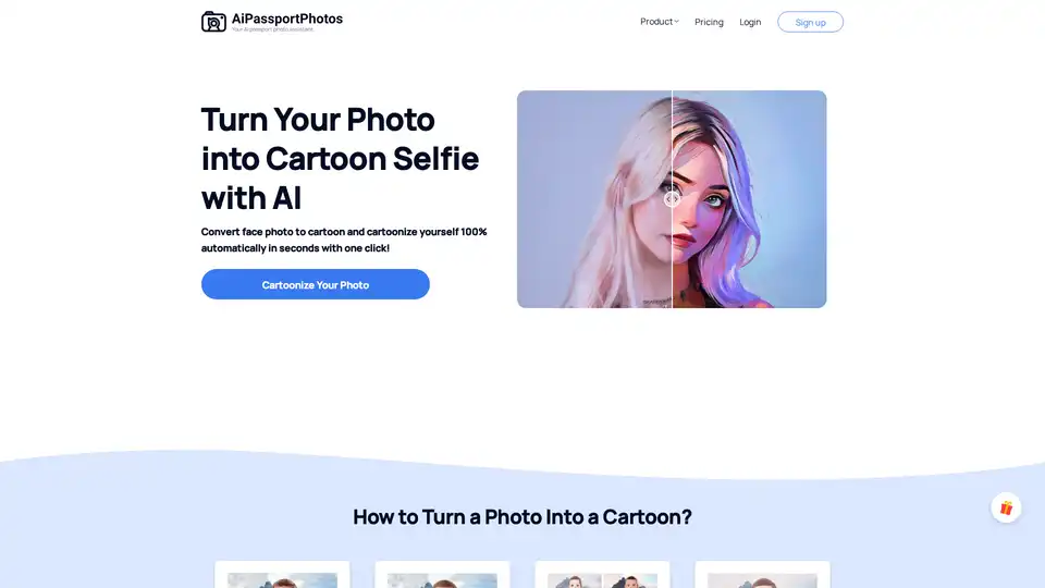 AiPassportPhotos Cartoonizer