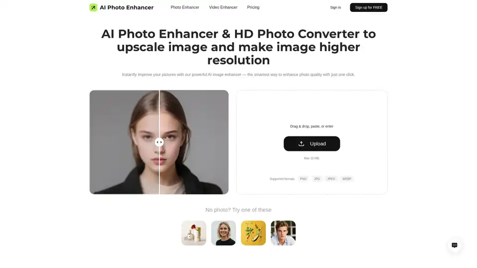 AI Photo Enhancer