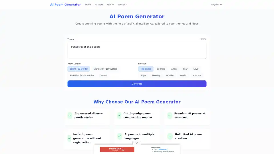 AI Poem Generator