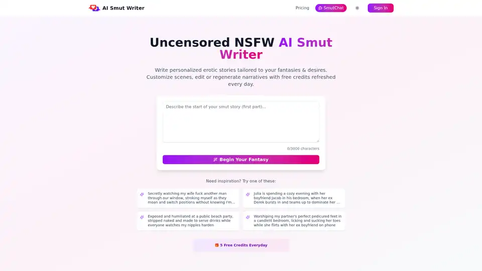 AI Smut Writer