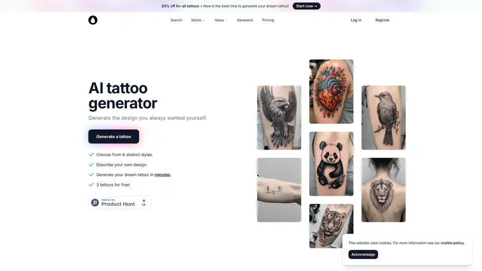 AI Tattoo Generator