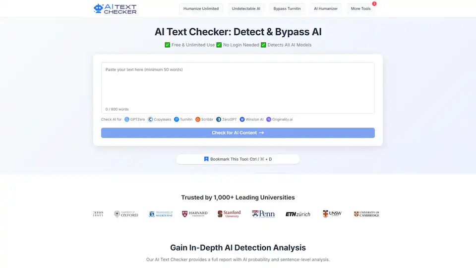 AI Text Checker