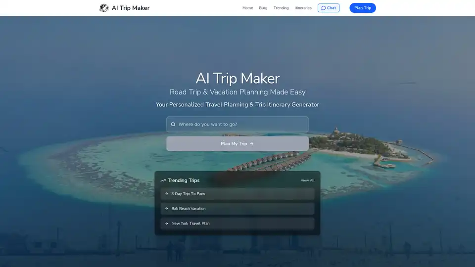 AI Trip Maker