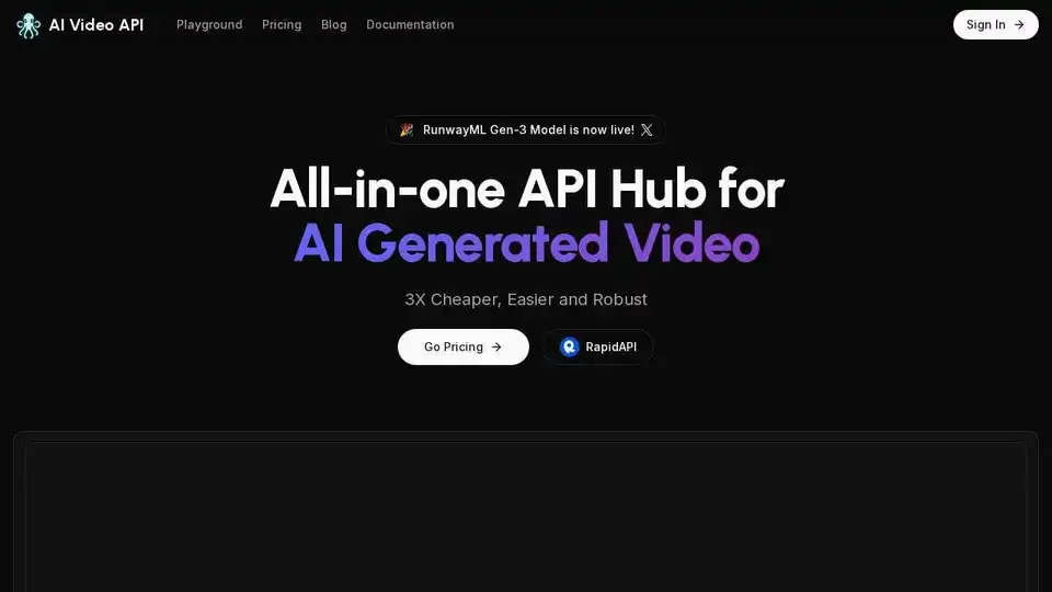 AI Video API