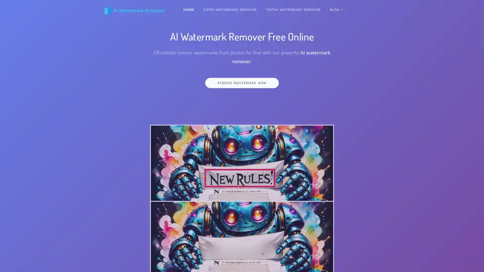 AI Watermark Remover