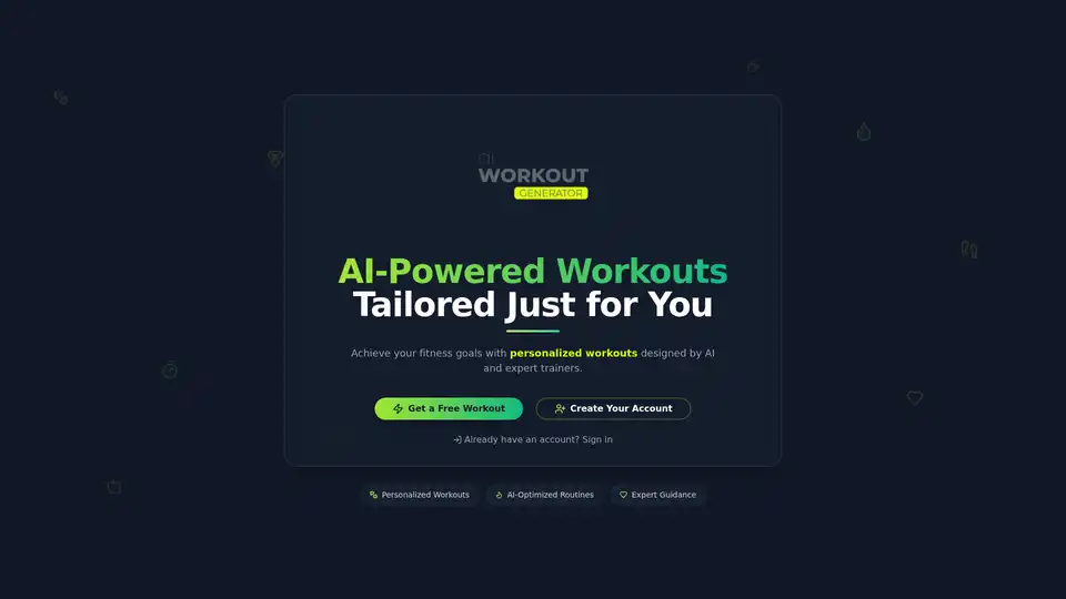 AI Workout Generator