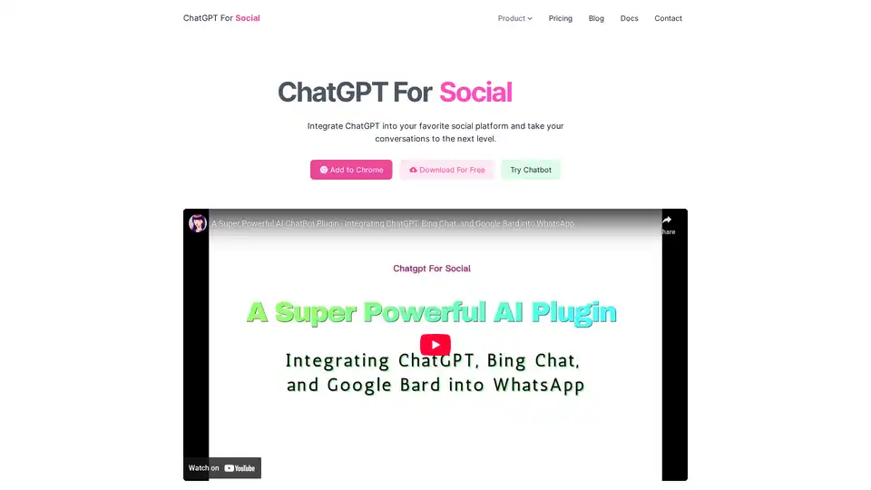 ChatGPT For Social