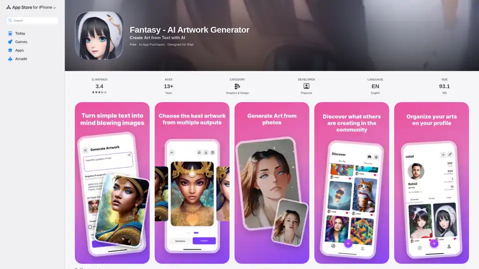 Fantasy - AI Artwork Generator
