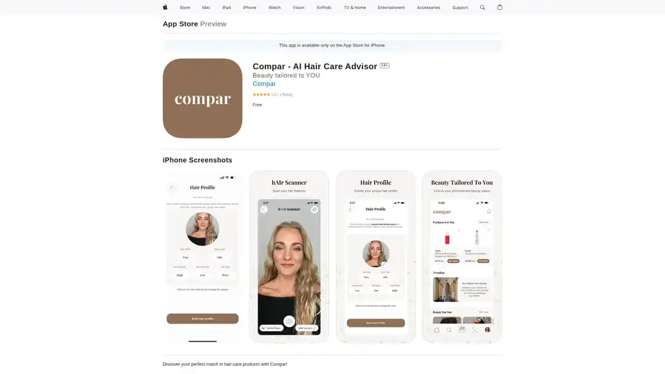 Compar - AI Hair Care Advisor