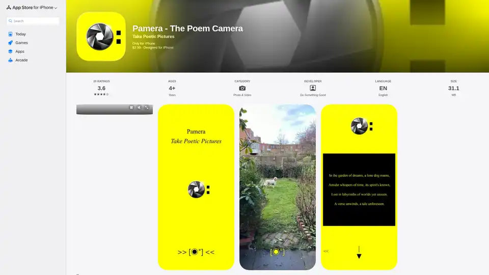 Pamera - The Poem Camera