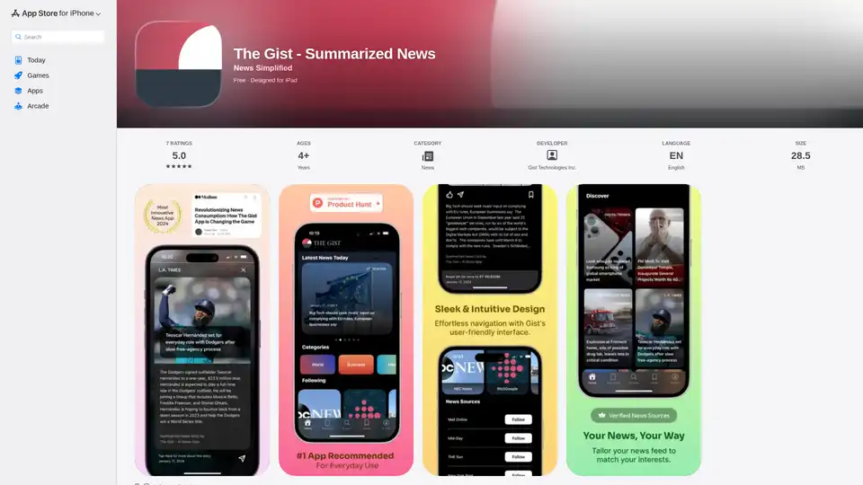 The Gist - Summarized News