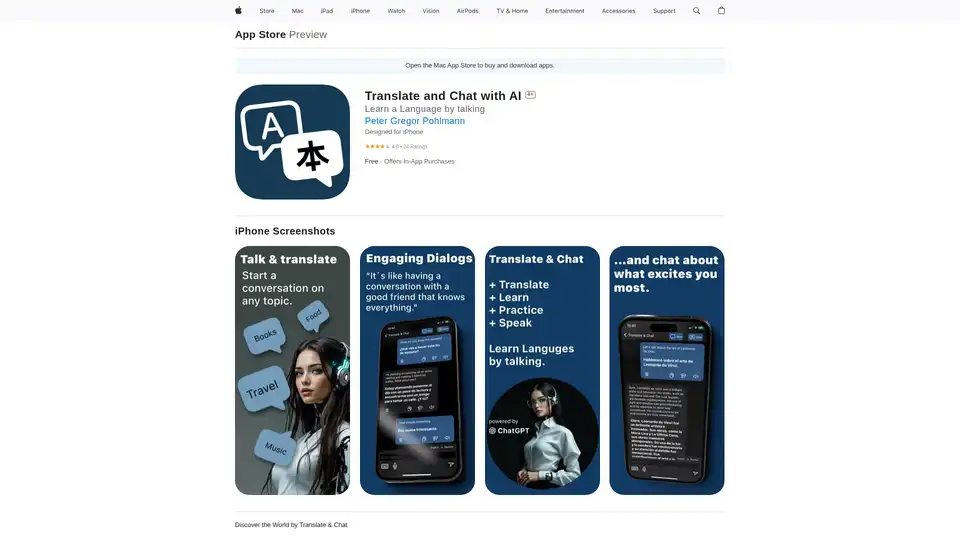 Translate and Chat with AI