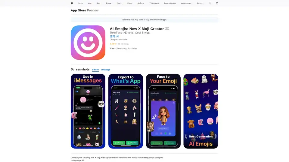 X Moji: AI Emoji Generator