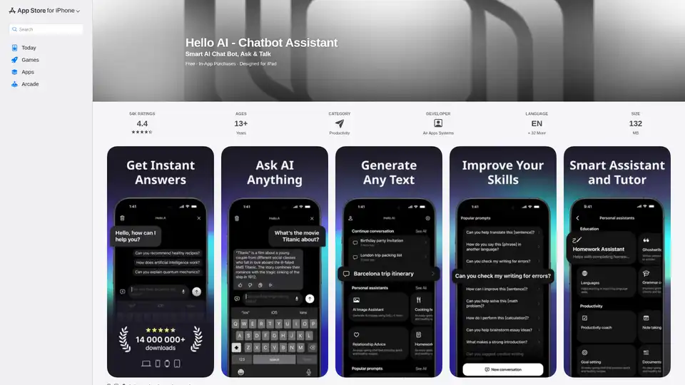 Hello AI - Chatbot Assistant