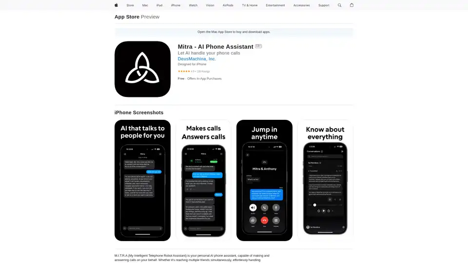 Mitra - AI Phone Assistant