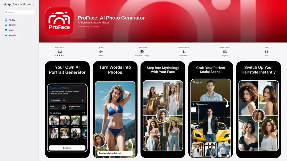 ProFace: AI Photo Generator
