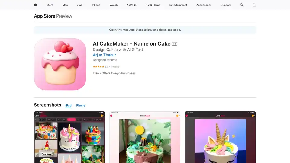 AI CakeMaker