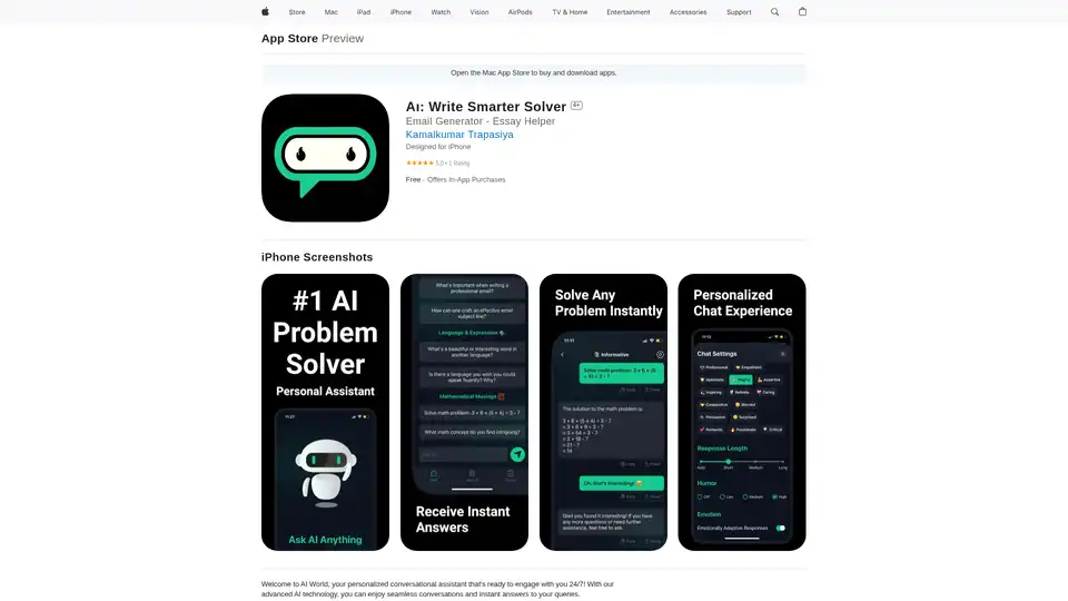 Aı: Write Smarter Solver