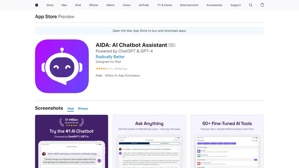 AIDA: AI Chatbot Assistant