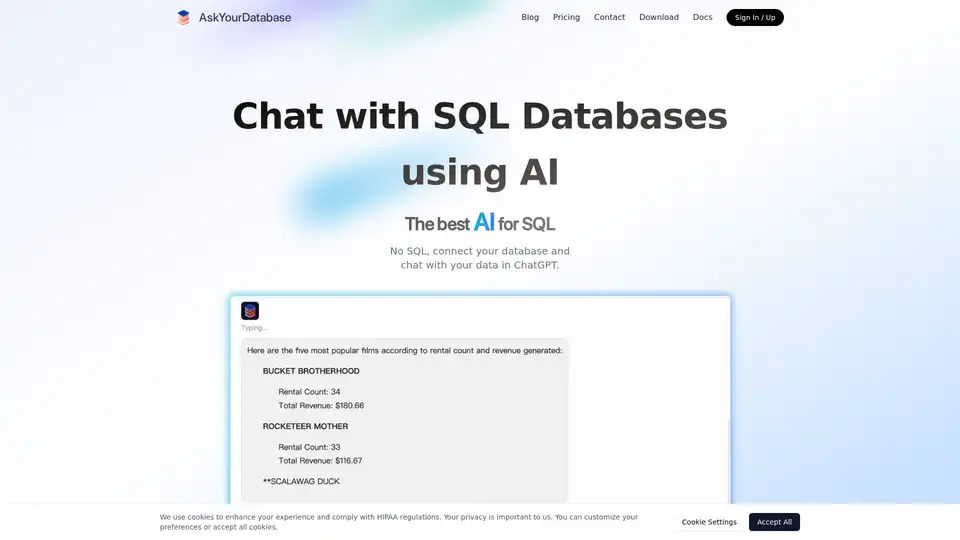 AskYourDatabase