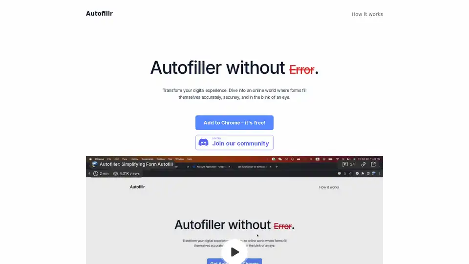 Autofillr