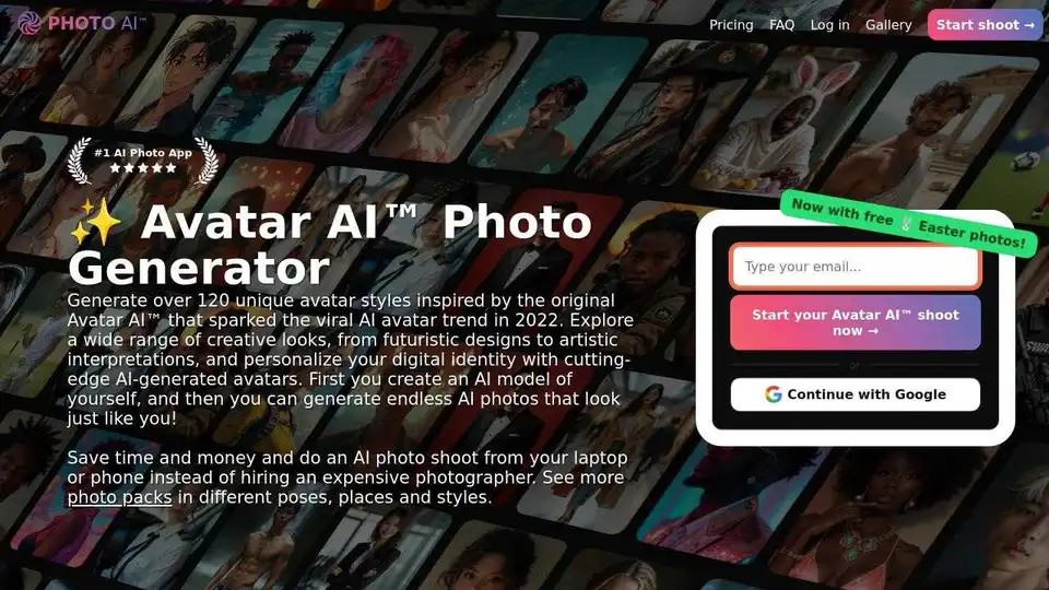 Avatar AI™ Photo Generator