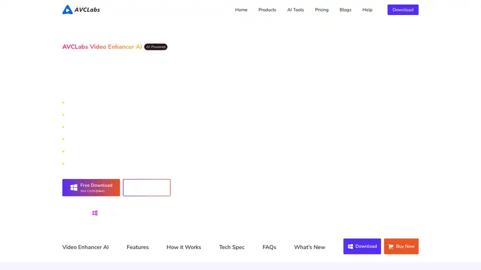 AVCLabs Video Enhancer AI