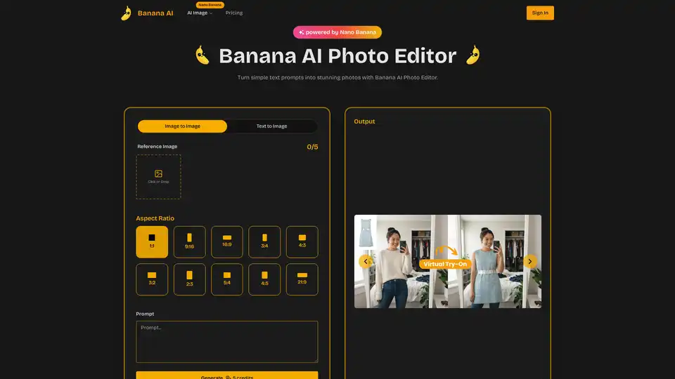 Banana AI Photo Editor