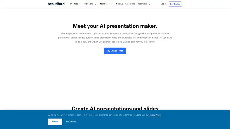 Beautiful.ai DesignerBot