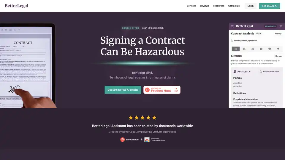 BetterLegal Assistant