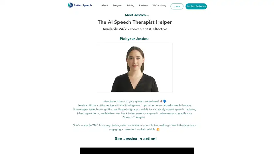 Jessica | AI Speech Therapist