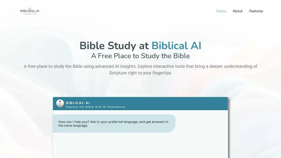 Biblical AI