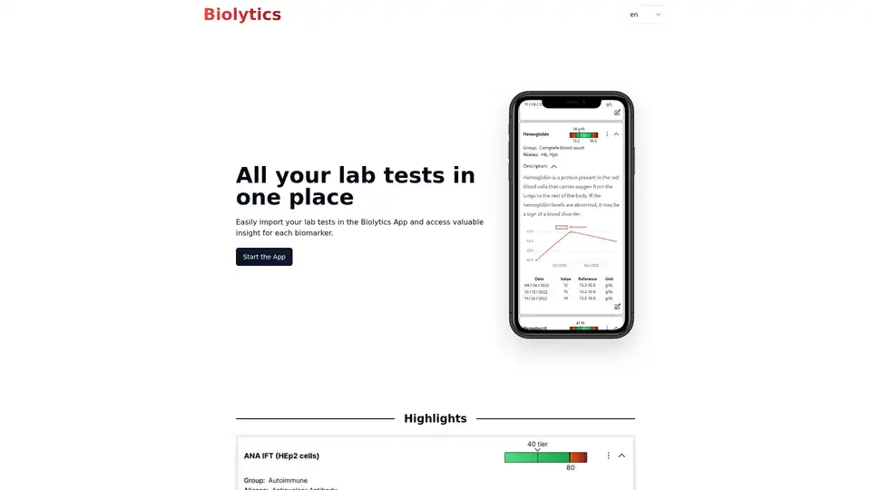 Biolytics