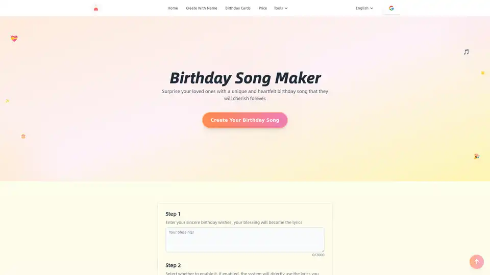 Birthday Song Maker